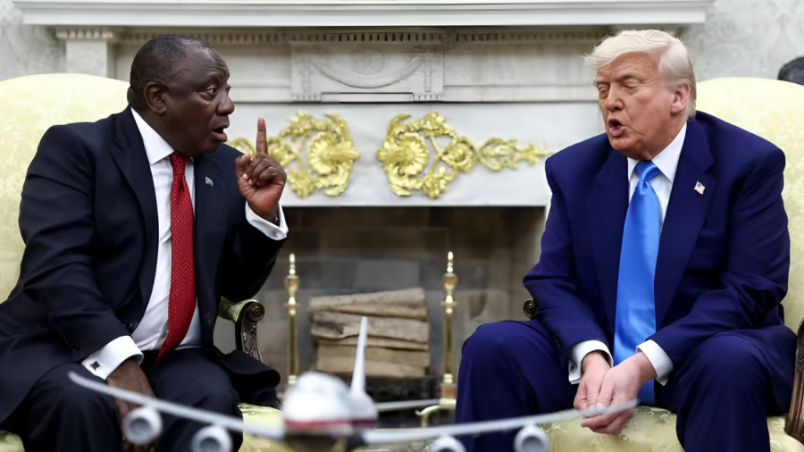 TRUMP CONFRONTA RAMAPHOSA NA CASA BRANCA COM ACUSAÇÕES DE “GENOCÍDIO BRANCO” NA ÁFRICA DO SUL